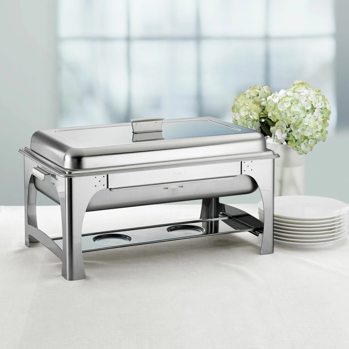 Tramontina Proline 9 Qt Stainless Steel Chafing Dish 4 Tramontina Proline 9 Qt Stainless Steel Chafing Dish - Image 4