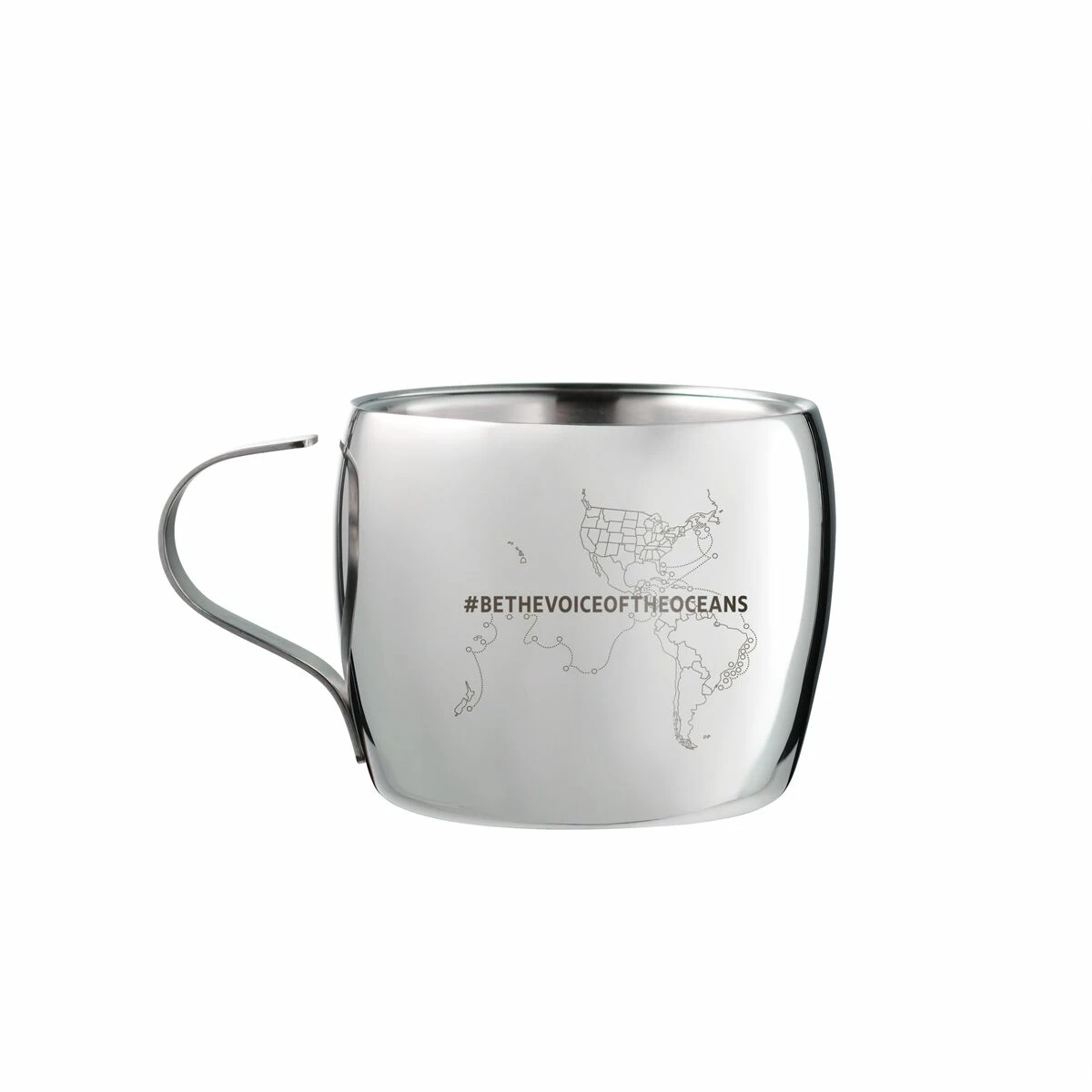 Tramontina 2 Pk Stainless Steel Double-Wall Cups - Voice Of The Oceans Limited Edition 4 Tramontina 2 Pk Stainless Steel Double-Wall Cups - Voice Of The Oceans Limited Edition - Image 4