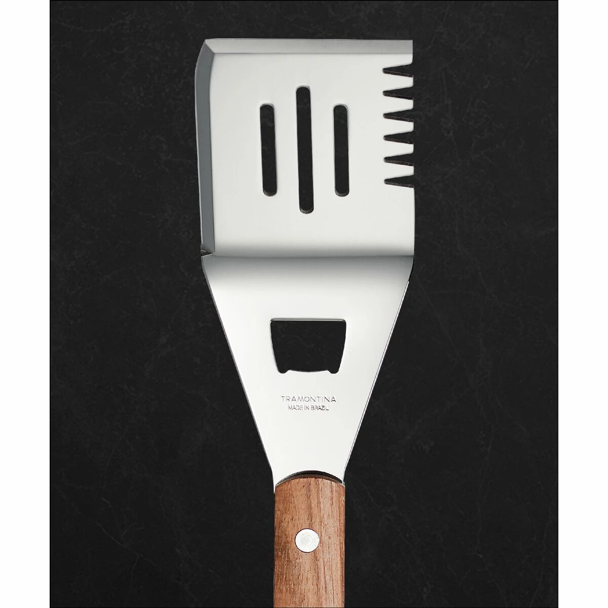 Tramontina Churrasco BBQ Spatula With Wood Handle 2 Tramontina Churrasco BBQ Spatula With Wood Handle - Image 2
