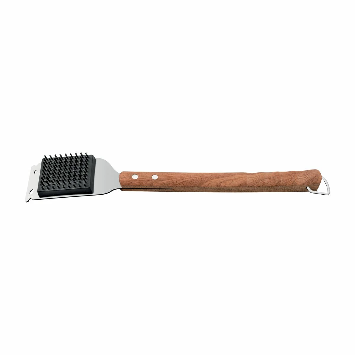 Tramontina Churrasco BBQ Grill Brush With Wood Handle 2 Tramontina Churrasco BBQ Grill Brush With Wood Handle - Image 2