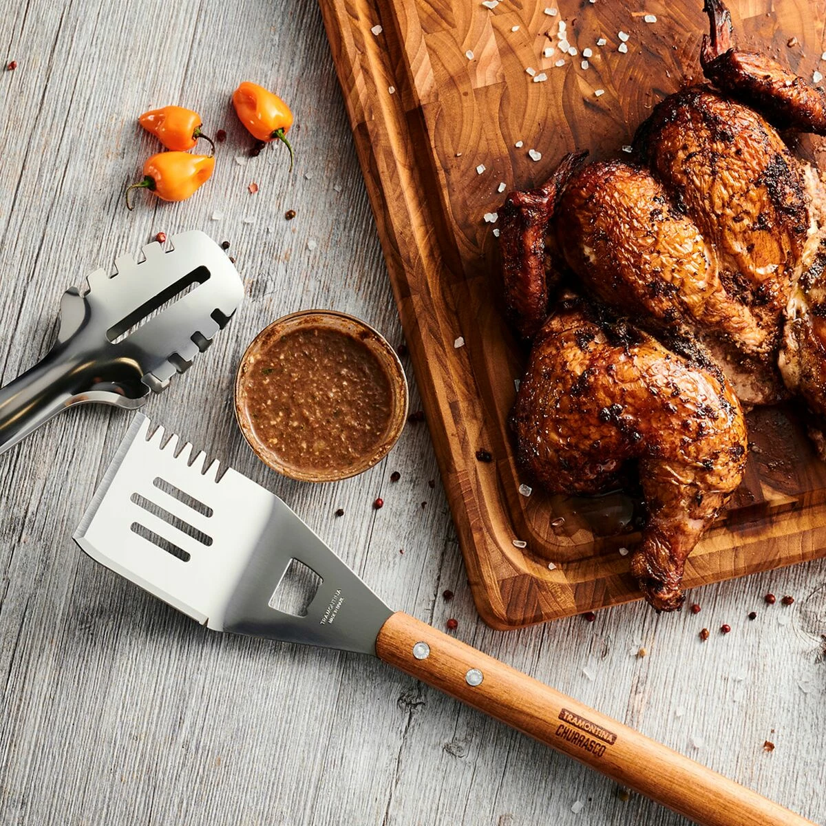 Tramontina Churrasco BBQ 3 Pc Essential Tool Set 2 Tramontina Churrasco BBQ 3 Pc Essential Tool Set - Image 2