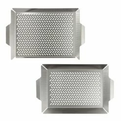 Tramontina 2 Pc Outdoor Roasting Grill Pan Set 10 Tramontina 2 Pc Outdoor Roasting Grill Pan Set -Deals Tramontina Store 80905010IXM002G