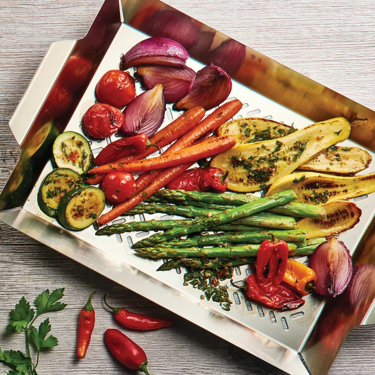 Tramontina 2 Pc Outdoor Roasting Grill Pan Set 1 Tramontina 2 Pc Outdoor Roasting Grill Pan Set