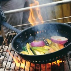 Tramontina Churrasco BBQ 10 In Round Carbon Steel Stir Fry Pan 10 Tramontina Churrasco BBQ 10 In Round Carbon Steel Stir Fry Pan -Deals Tramontina Store 80905017IXM004G