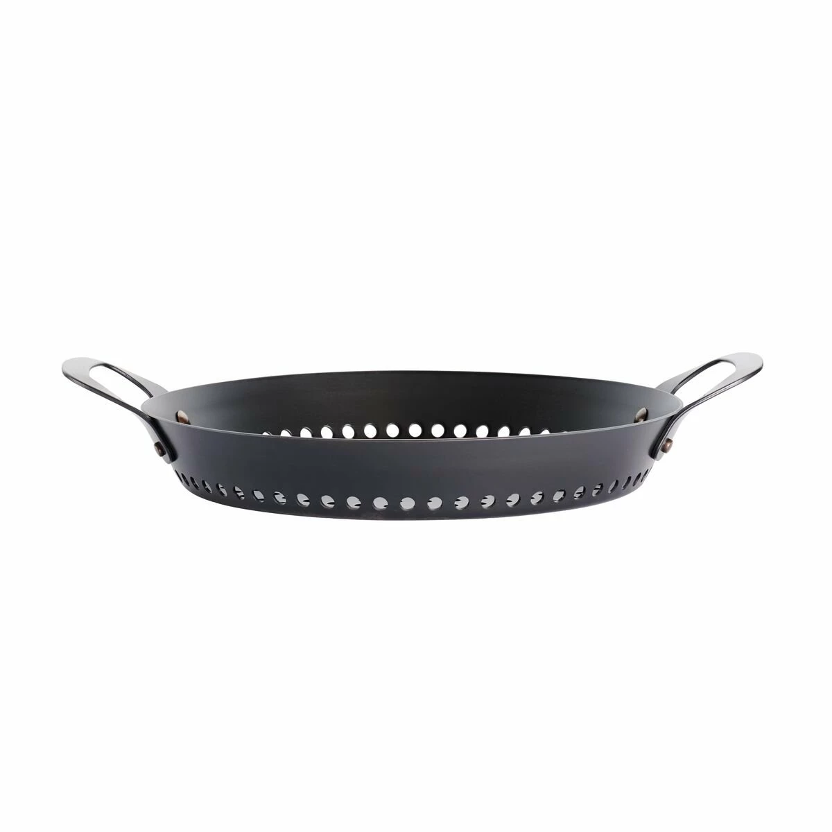 Tramontina Churrasco BBQ 12 In Round Carbon Steel Grill Pan 5 Tramontina Churrasco BBQ 12 In Round Carbon Steel Grill Pan - Image 5