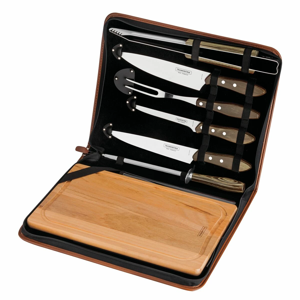 Tramontina Churrasco BBQ 8 Pc Carving Set With Carry Case 13 Tramontina Churrasco BBQ 8 Pc Carving Set With Carry Case - Image 13