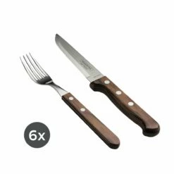 Tramontina Churrasco BBQ 12 Pc Polywood Fork And Steak Knife Set 7 Tramontina Churrasco BBQ 12 Pc Polywood Fork And Steak Knife Set -Deals Tramontina Store 80905023IXM001G
