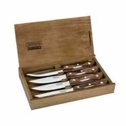 Tramontina Churrasco BBQ 4 Pc Porterhouse Steak Knife Set In Wood Gift Box 12 Tramontina Churrasco BBQ 4 Pc Porterhouse Steak Knife Set In Wood Gift Box -Deals Tramontina Store 80905024IXM002G