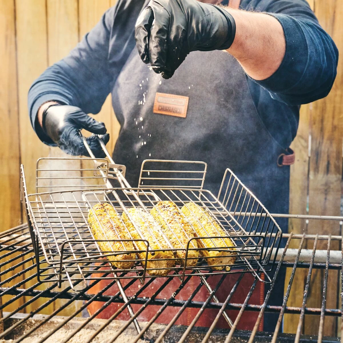 Tramontina Churrasco BBQ Stainless Steel Multi-Use Deep Grill Basket 2 Tramontina Churrasco BBQ Stainless Steel Multi-Use Deep Grill Basket - Image 2