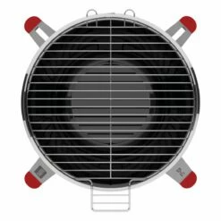 Tramontina 15.5 In Stainless Steel Round BBQ Charcoal Grill With Lid 16 Tramontina 15.5 In Stainless Steel Round BBQ Charcoal Grill With Lid -Deals Tramontina Store 80905033IXM001G