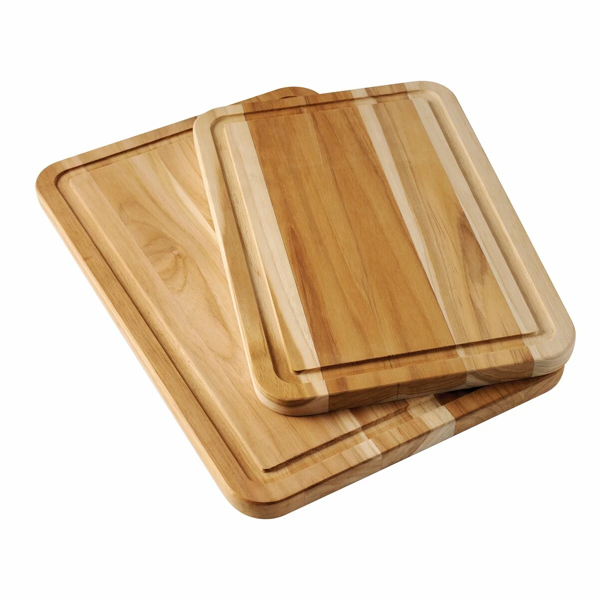 Tramontina 2 Pc Teak Wood Cutting Board Set 1 Tramontina 2 Pc Teak Wood Cutting Board Set