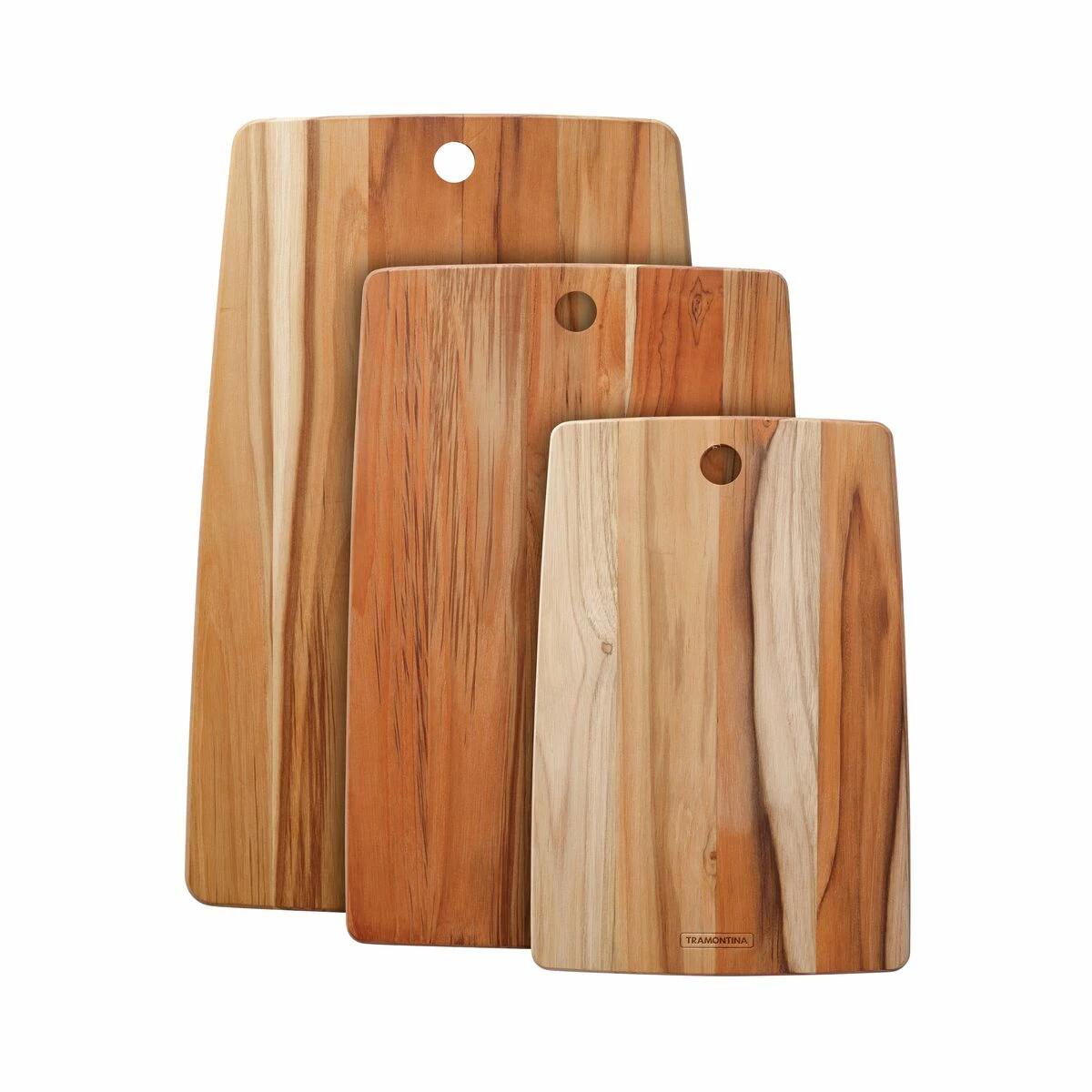 Tramontina 3 Pc Teak Wood Kitchen Board Set 3 Tramontina 3 Pc Teak Wood Kitchen Board Set - Image 3