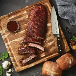 Tramontina 15.75 In X 15.75 In Teak Wood End-Grain Chopping Board