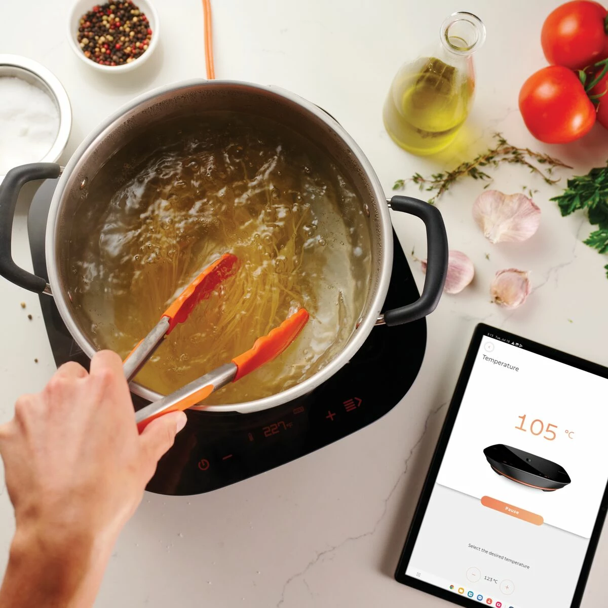 Tramontina Guru 6 Qt Stainless Steel Pasta Cooker 1 Tramontina Guru 6 Qt Stainless Steel Pasta Cooker