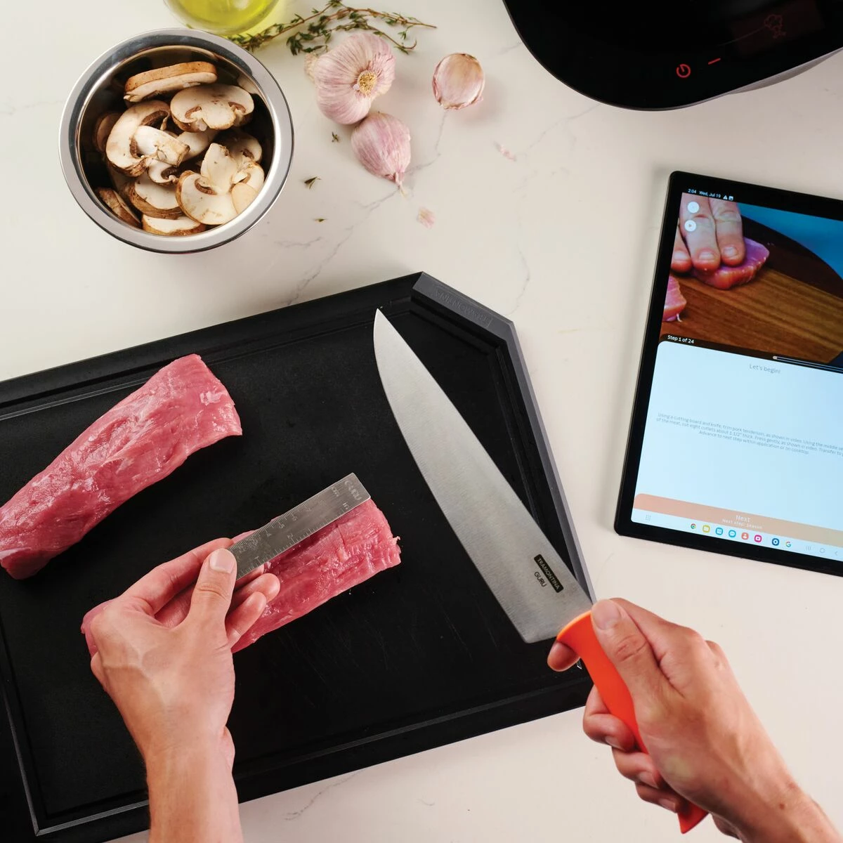 Tramontina Guru Essential Knife And Cutting Board Prep Set 1 Tramontina Guru Essential Knife And Cutting Board Prep Set